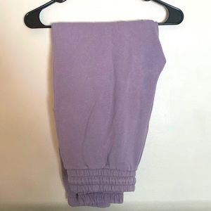 Purple sweatpants